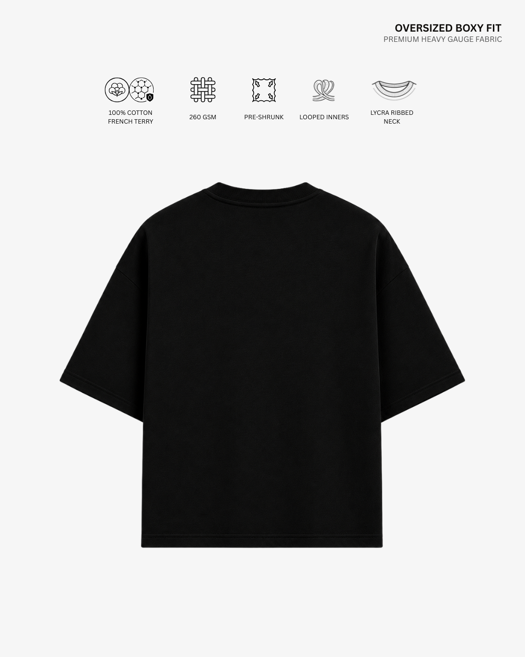 Stay Dirty French Terry Oversized T-Shirt