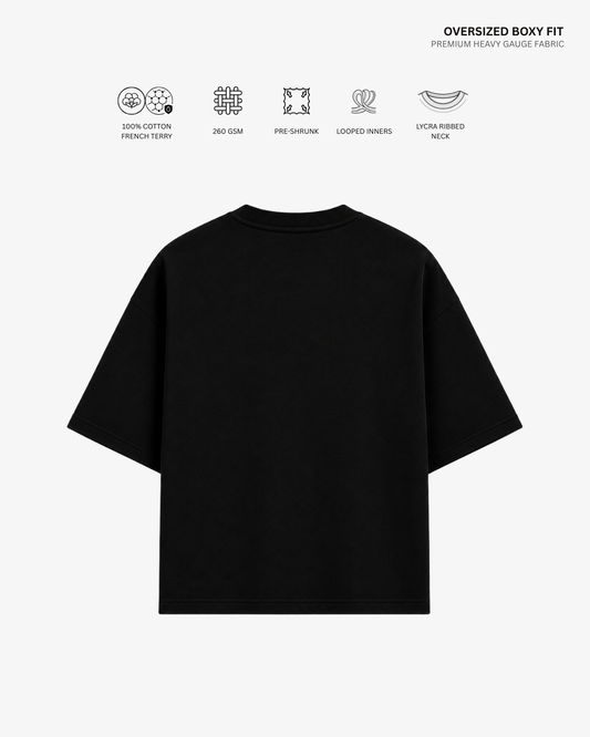 Stay Dirty French Terry Oversized T-Shirt