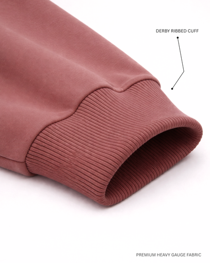 Basic Coral Red Unisex Winter Hoodies
