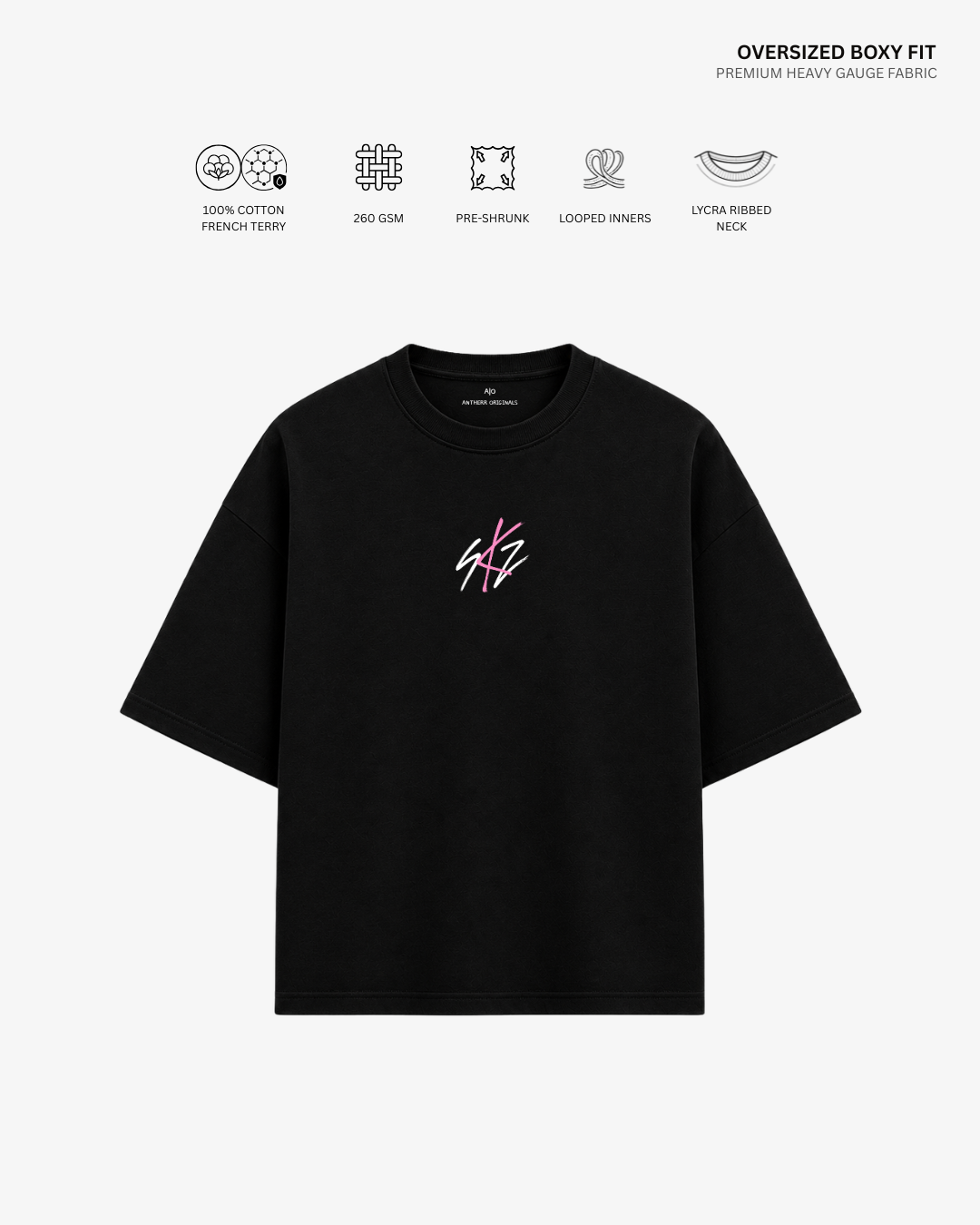 Stray Kids Do It French Terry Oversized T-Shirt | Antherr Core