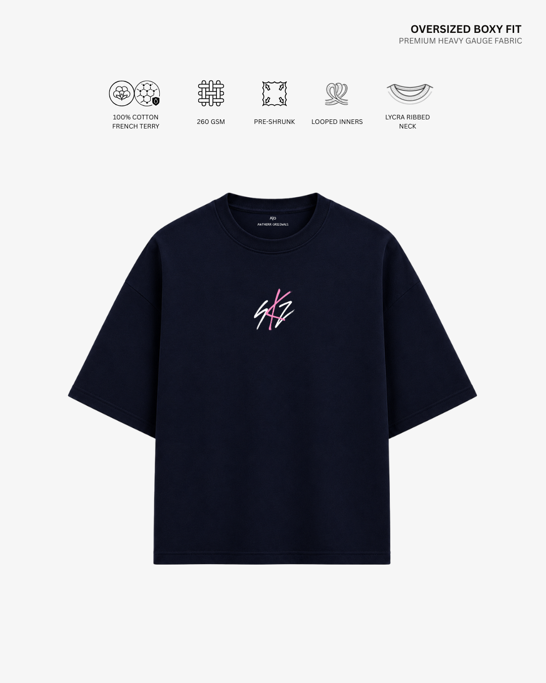 Stray Kids Do It French Terry Oversized T-Shirt | Antherr Core