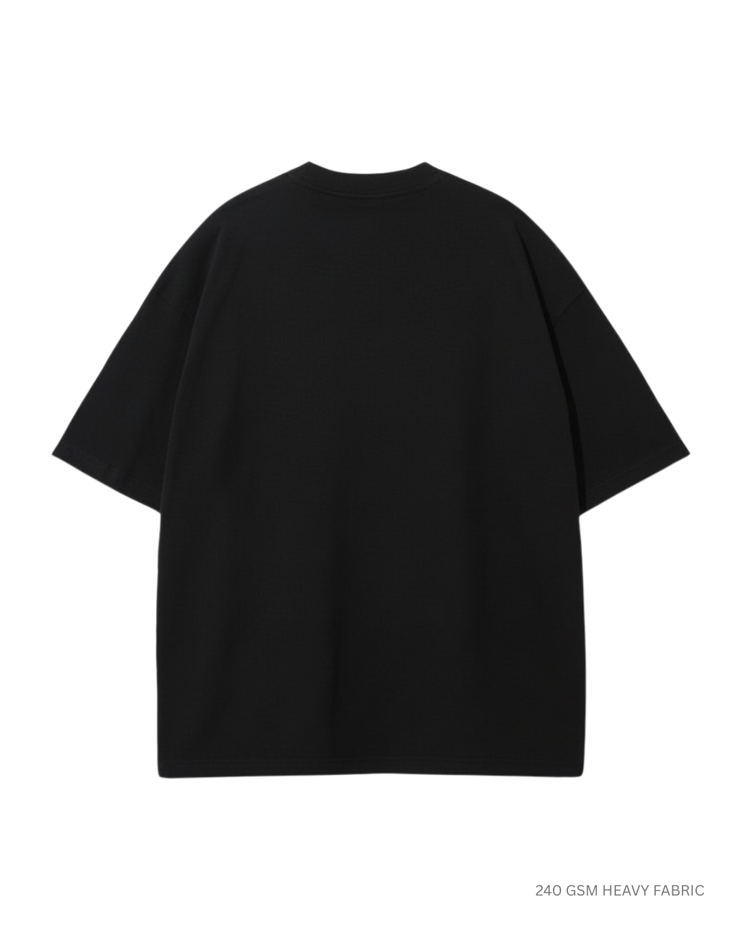 Never On Monday Unisex Oversized T-Shirts: Black