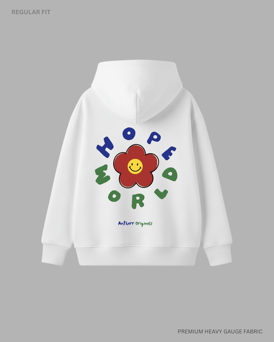 Hope World Unisex Winter Hoodies WHITE