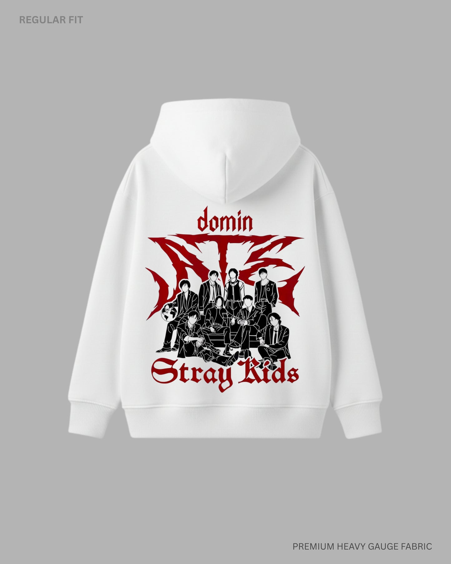ATE Unisex Winter Hoodie WHITE