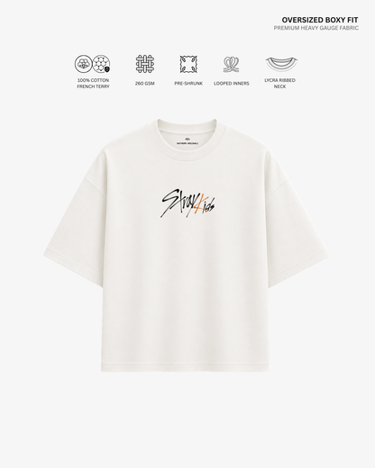 Stray Kids 8TH Anniversary French Terry Oversized T-Shirt | Antherr Core