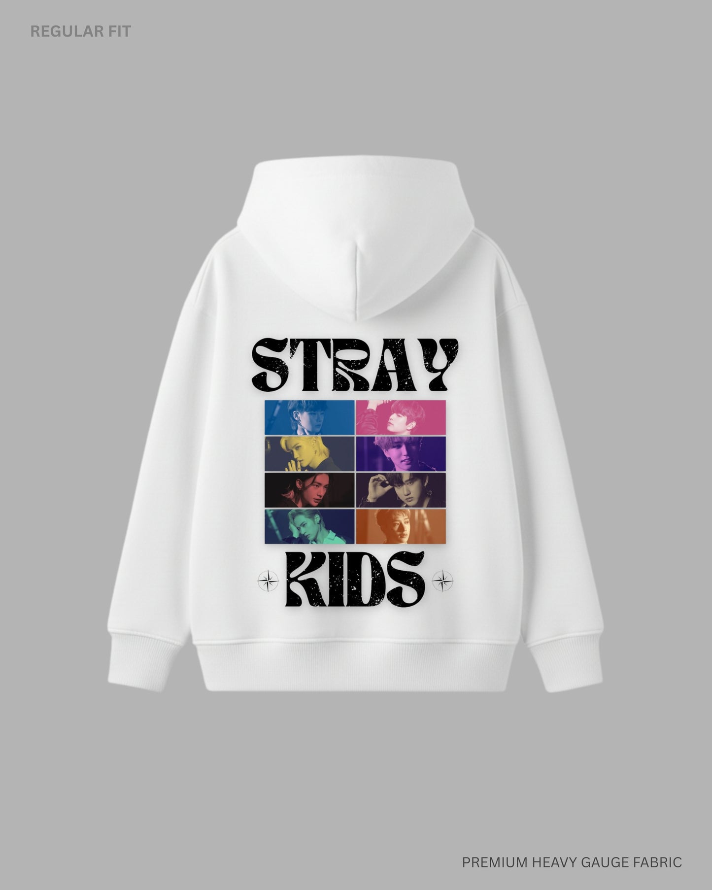 Straykids Unisex Winter Hoodie WHITE