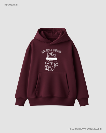 All Eyes on Me Unisex Winter Hoodies MAROON