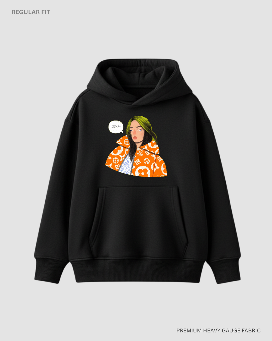 Duh Billie: Winter Hoodies Black