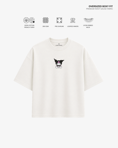 Kuromi French Terry Oversized T-Shirt | Antherr Core