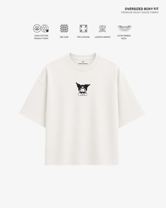 Kuromi French Terry Oversized T-Shirt | Antherr Core