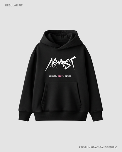 Armyst Unisex Winter Hoodies BLACK