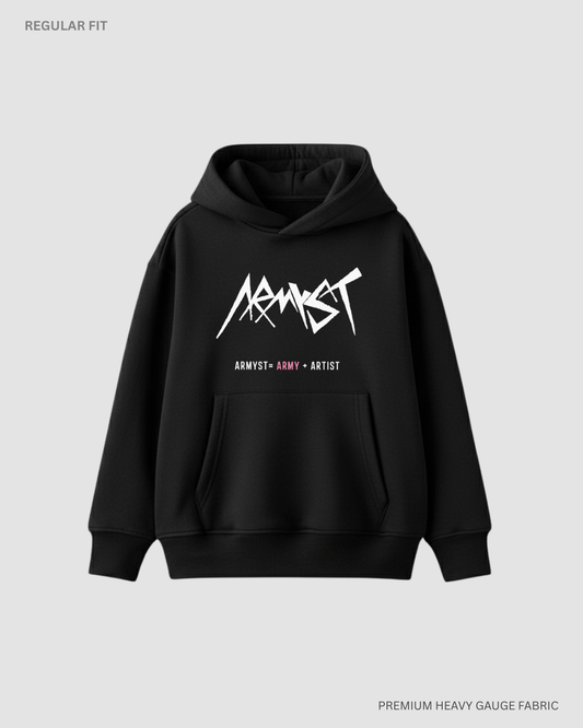 Armyst Unisex Winter Hoodies BLACK