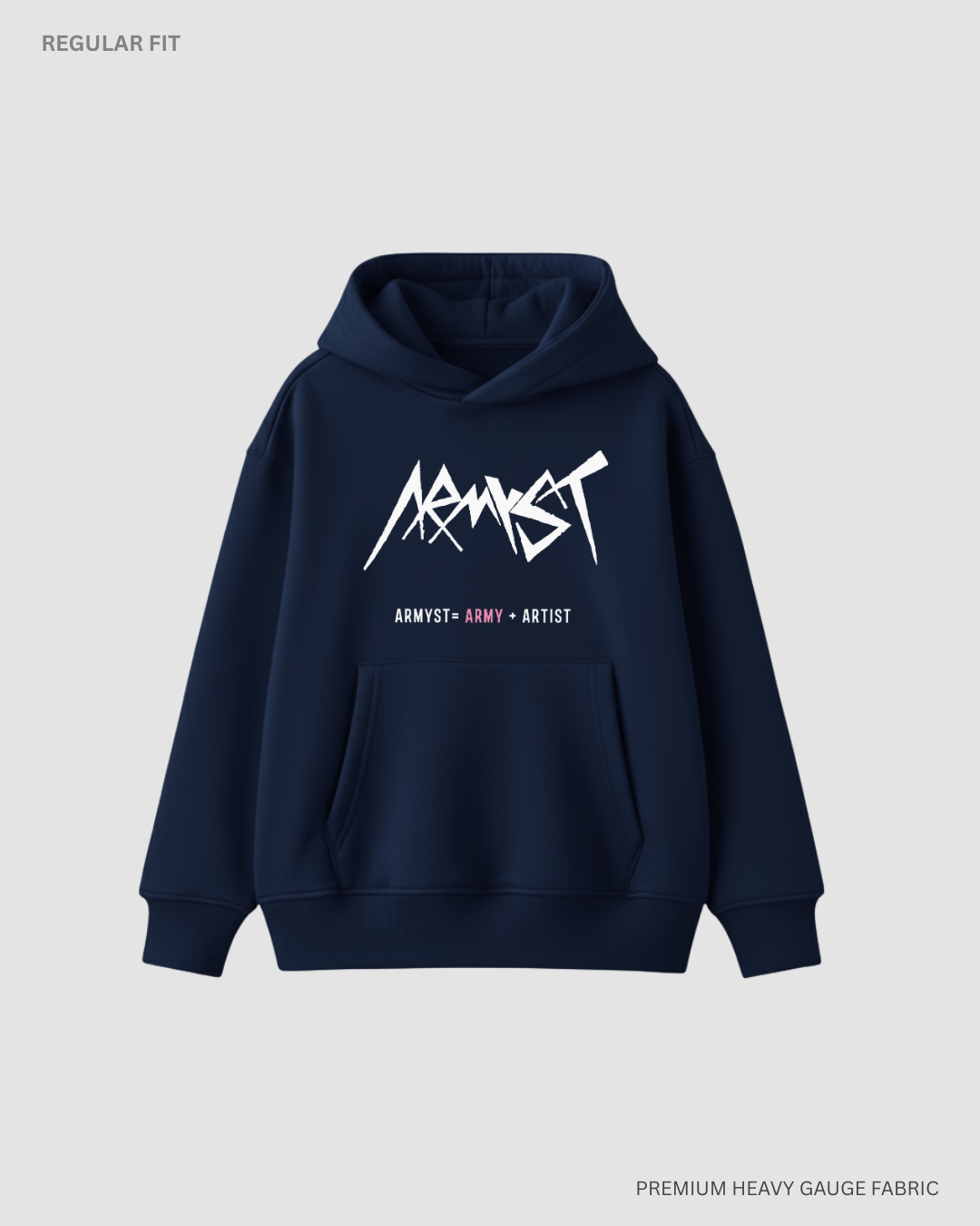 Armyst Unisex Winter Hoodies NAVY BLUE