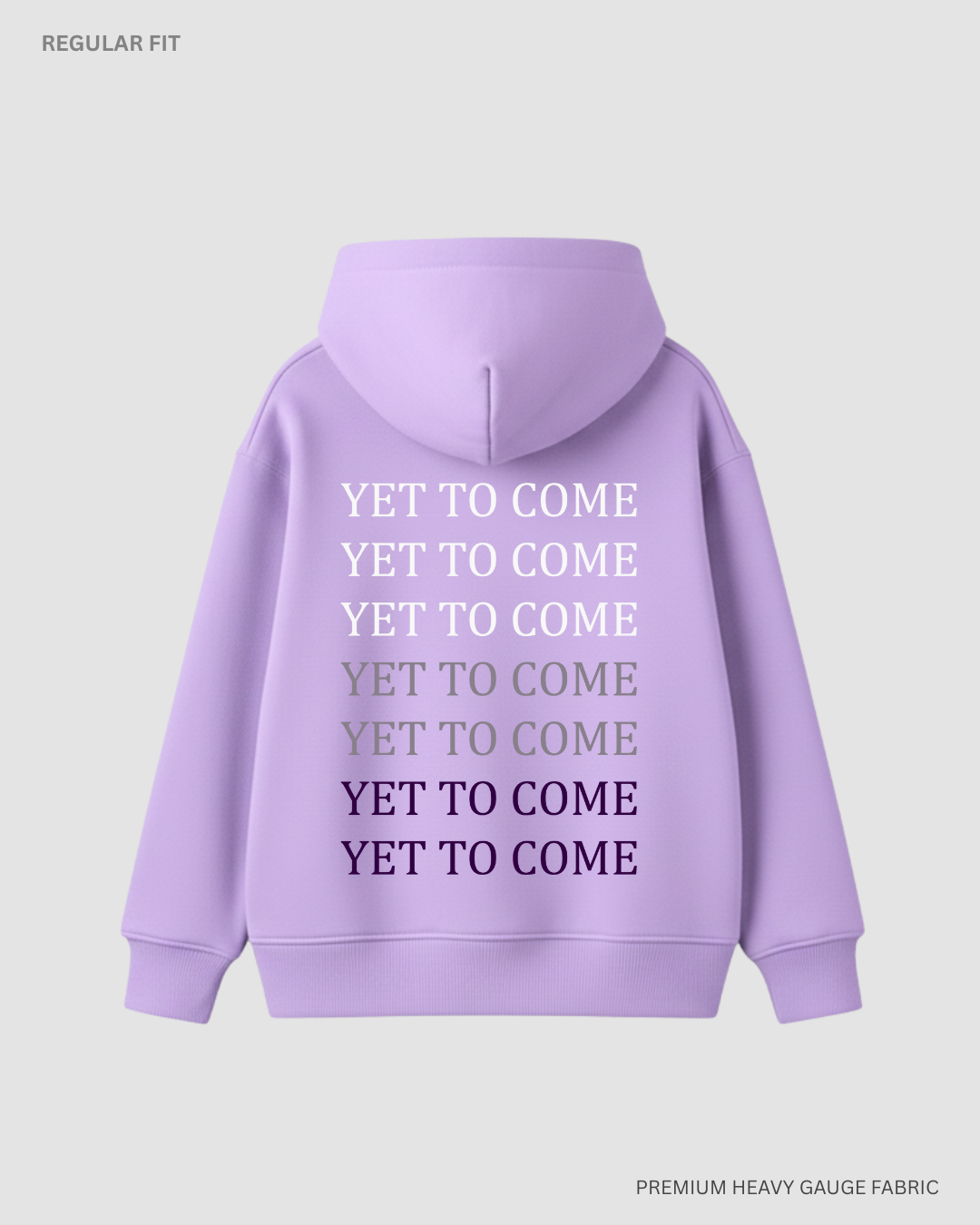 Yet To Come Unisex Winter Hoodies LAVENDER