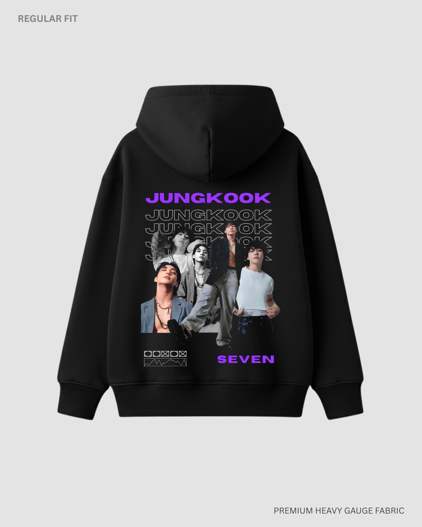 Jungkook Unisex Winter Hoodie BLACK