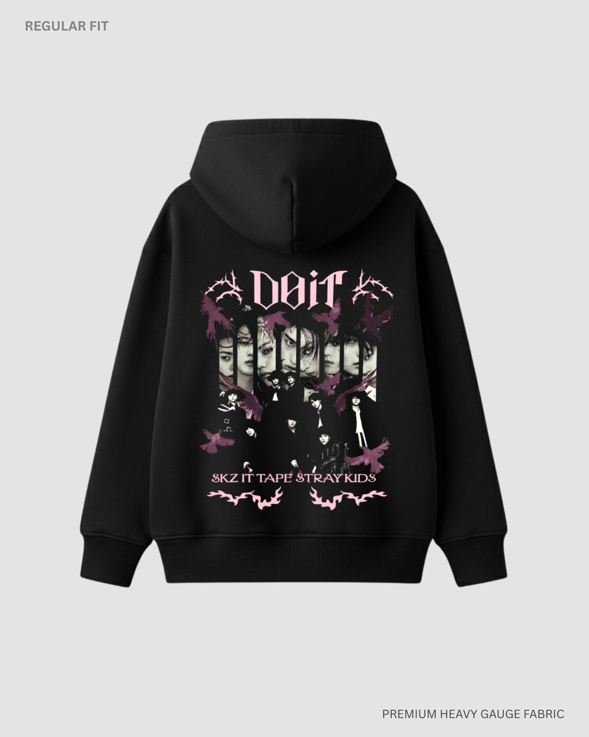 Do It: SKZ Unisex Winter Hoodie BLACK