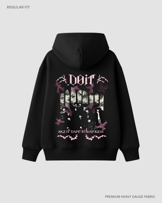 Do It: SKZ Unisex Winter Hoodie BLACK