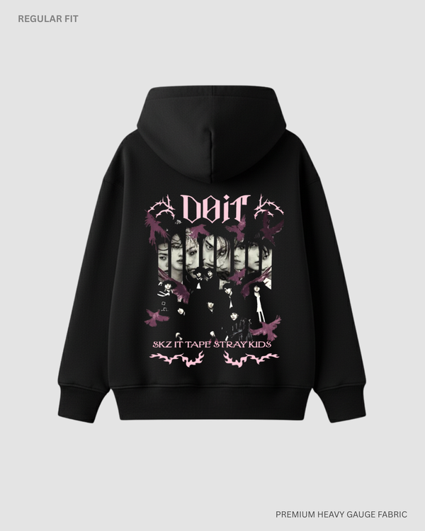 Do It: SKZ Unisex Winter Hoodie BLACK