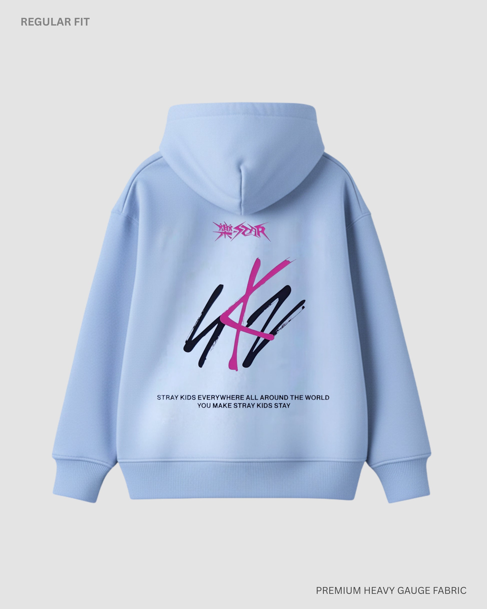 SKZ Unisex Winter Hoodie BABY BLUE