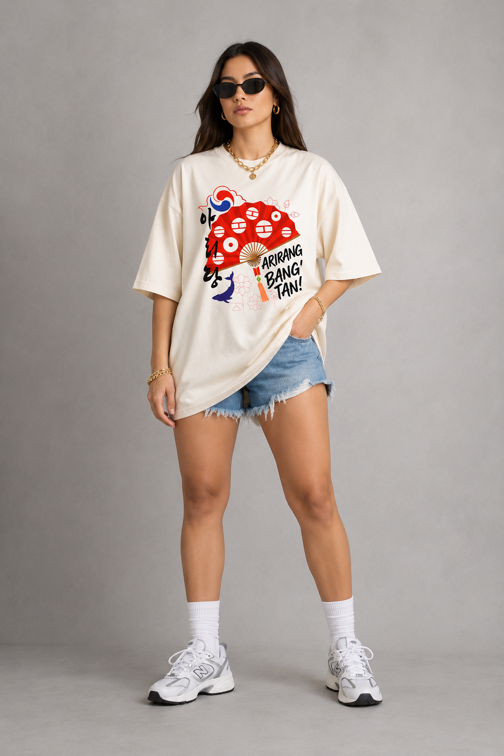Arirang Bangtan Unisex Oversized T-Shirt | Antherr Core
