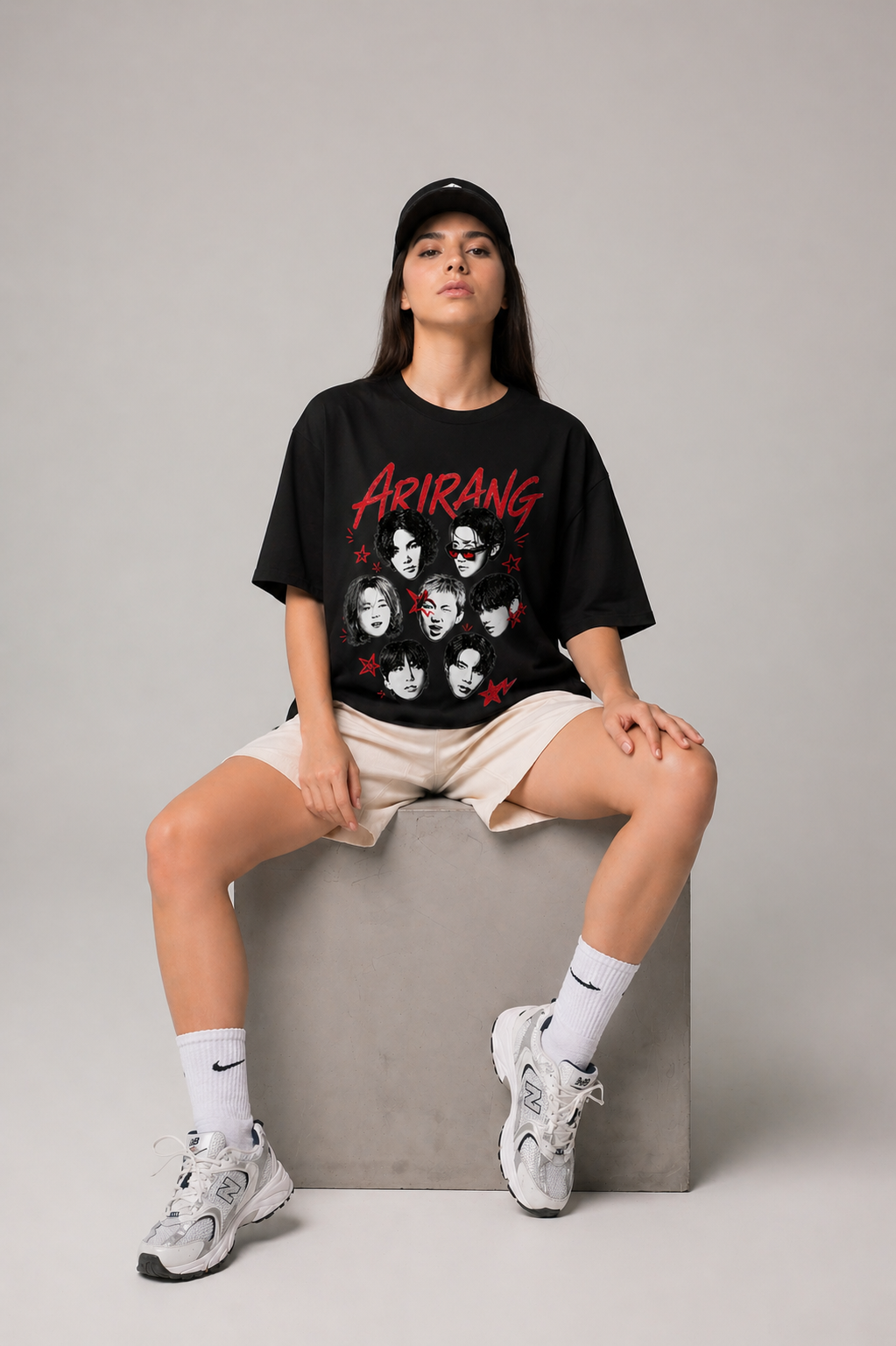 Arirang Squad Unisex Oversized T-Shirt | Antherr Core