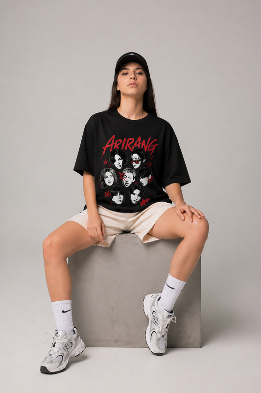 Arirang Squad Unisex Oversized T-Shirt | Antherr Core