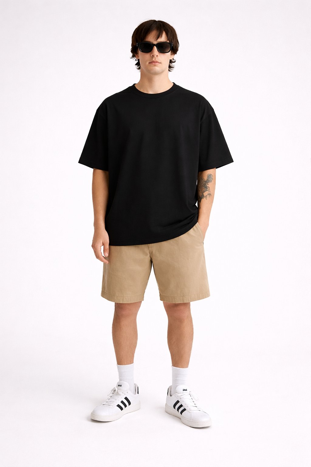 Basic Black Unisex Oversized T-Shirt | Antherr Originals