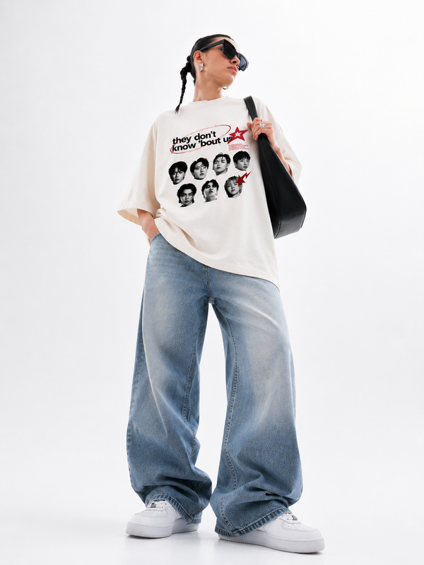 They Don't Know Arirang French Terry Oversized T-Shirt | Antherr Core