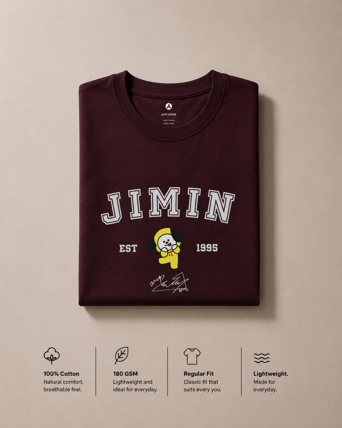 BTS Crew Unisex Regular Fit T-Shirt