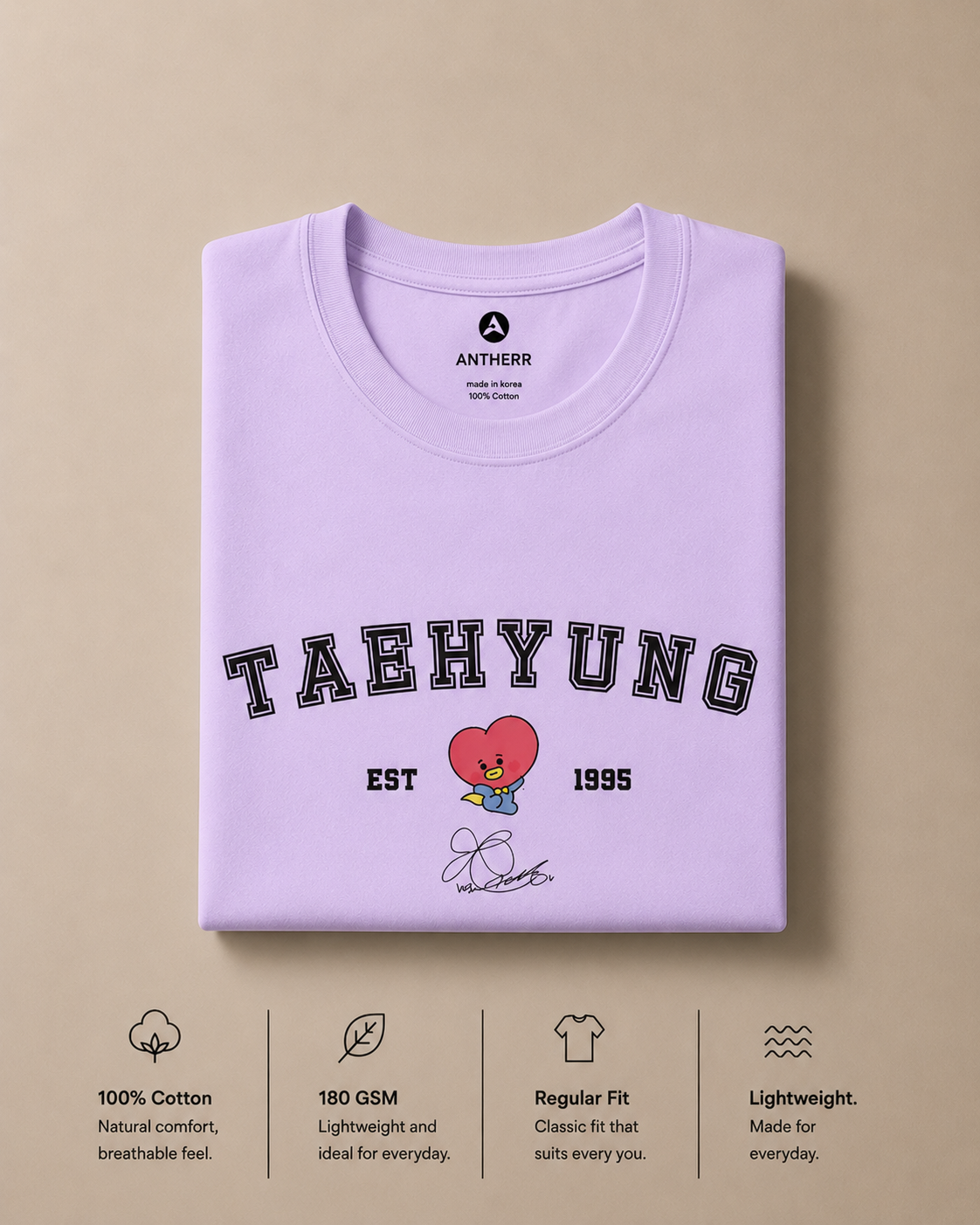 BTS Crew Unisex Regular Fit T-Shirt