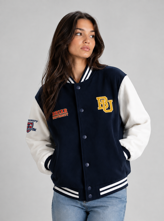 Briar University Unisex Varsity Jacket