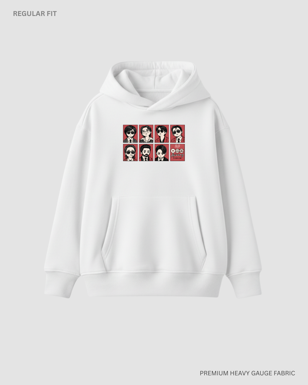 BTS 2.0 Chibi Arirang Unisex Winter Hoodie