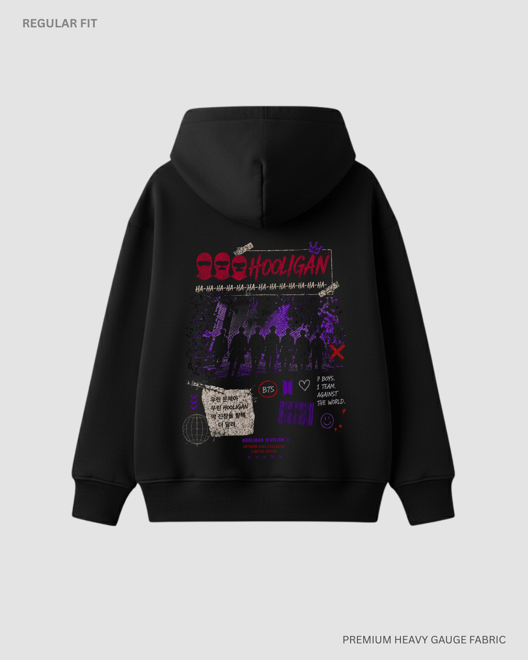 Hooligan Arirang Unisex Winter Hoodie