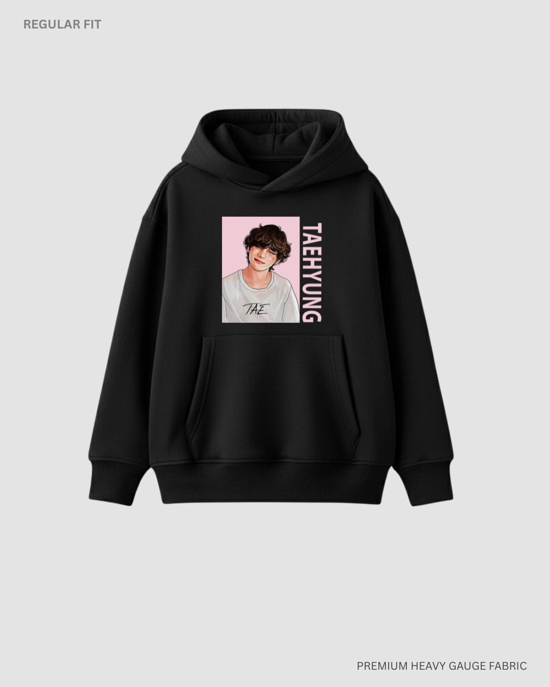 Kim Taehyung: BTS - WINTER HOODIES BLACK