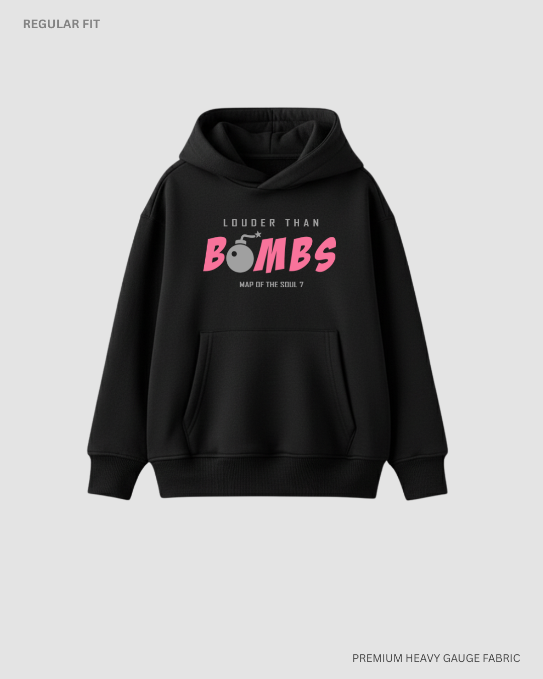 Louder Than Bombs : BTS - WINTER HOODIES BLACK
