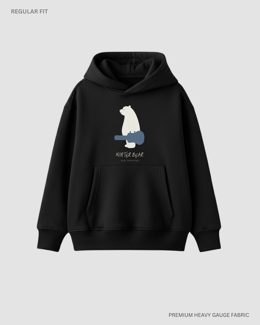 Winter Bear- Kim Taehyung BTS - WINTER HOODIES BLACK