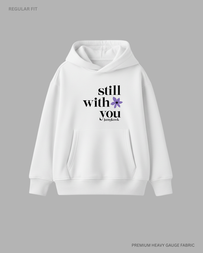 Still With You Jungkook: BTS Winter Hoodies WHITE