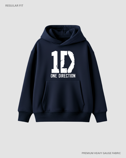 1 Direction Unisex Winter Hoodies NAVY BLUE