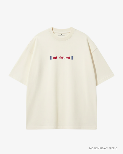 Dharma Lord Krishna Unisex Oversized T-Shirt | Antherr Originals