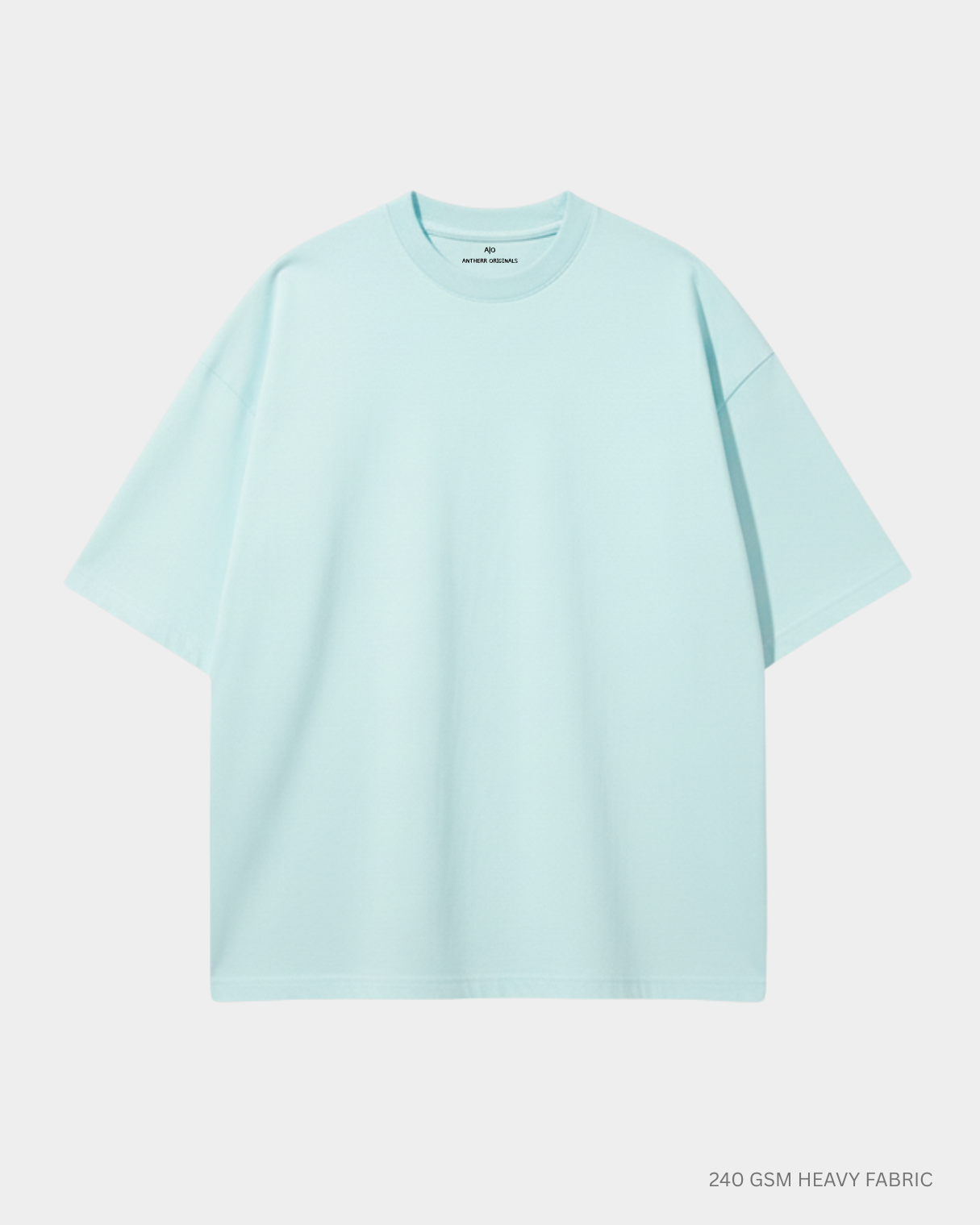 Basic Mint Unisex Oversized T-shirt | Antherr Originals MINT BLUE