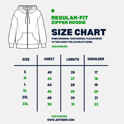 Basic Black Unisex Winter Zipper Hoodies
