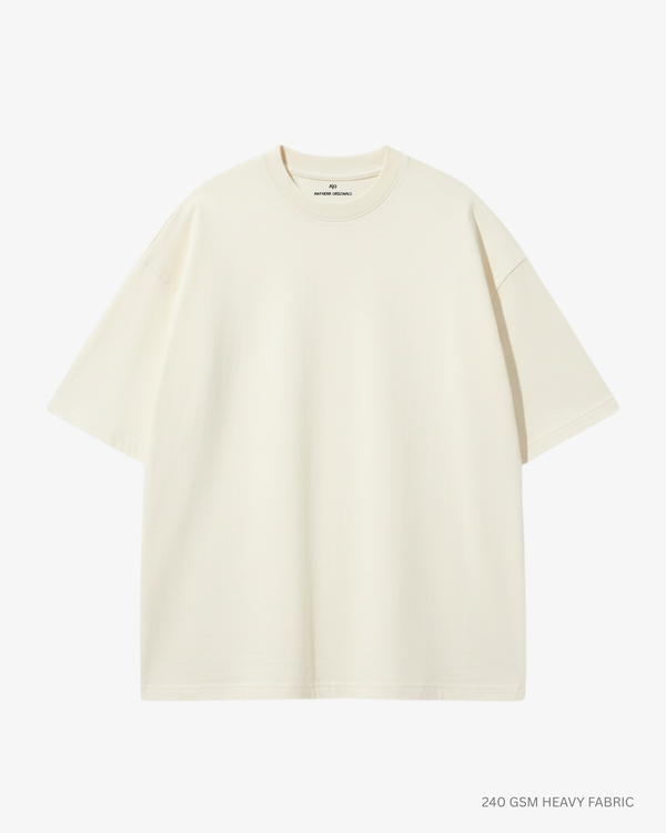 Basic Off White Unisex Oversized T-Shirt | Antherr Originals OFF-WHITE