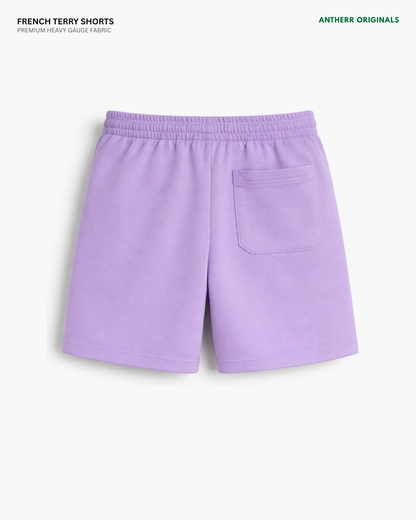 Lavender Unisex Everyday French Terry Shorts