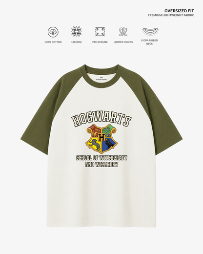 Hogwarts School Unisex Oversized T-Shirt
