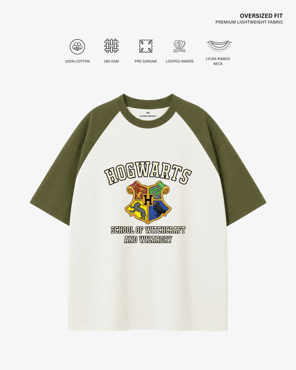Hogwarts School Unisex Oversized T-Shirt | Antherr Core