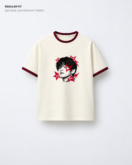 Arirang Bias Ringer Regular Fit T-Shirt | Antherr Core