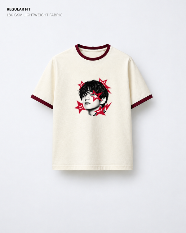 Arirang Bias Ringer Regular Fit T-Shirt | Antherr Core