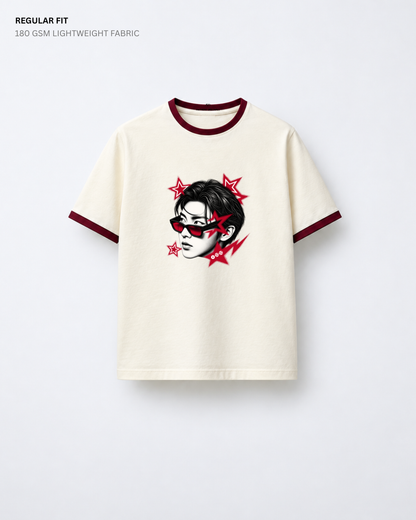Arirang Bias Ringer Regular Fit T-Shirt | Antherr Core