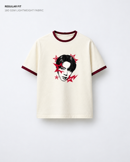 Arirang Bias Ringer Regular Fit T-Shirt | Antherr Core