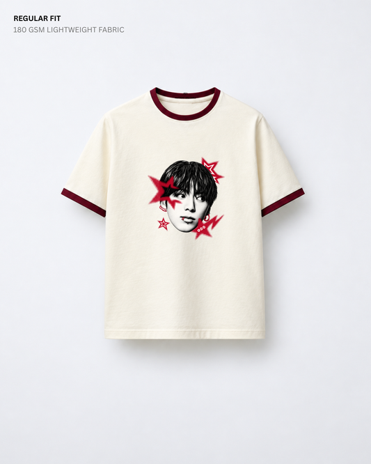 Arirang Bias Ringer Regular Fit T-Shirt | Antherr Core